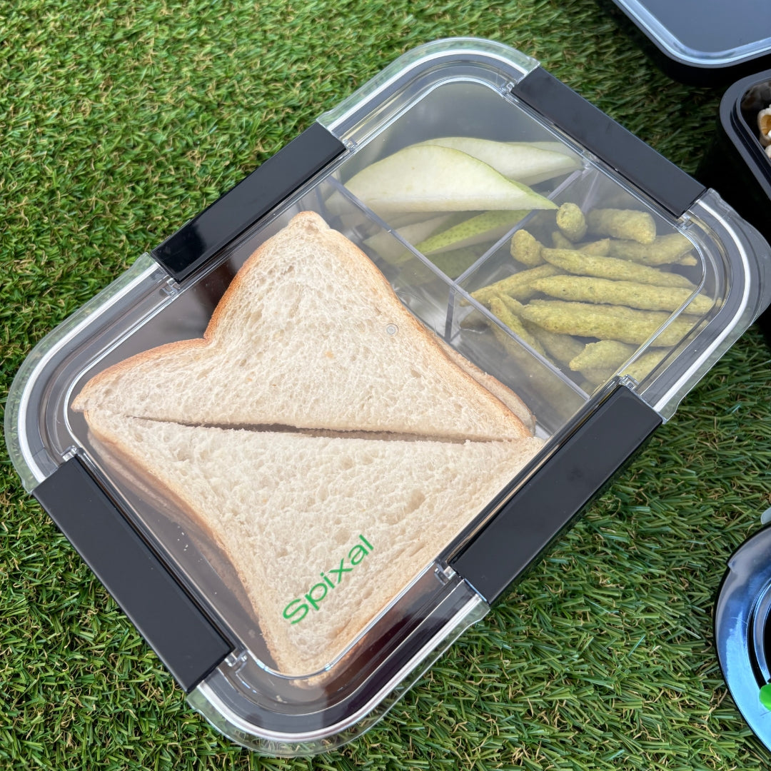 Core Stainless Steel Bento Lunch Box Black Secondary image