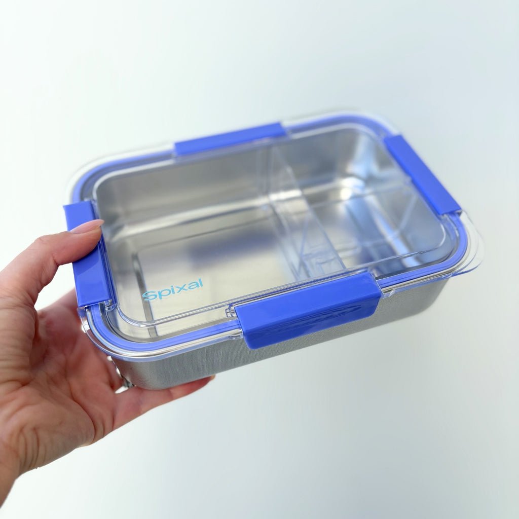 Core Lightweight Stainless Steel Large Durable Bento Lunch Box Purple (1200ml) — Large size | Spixal