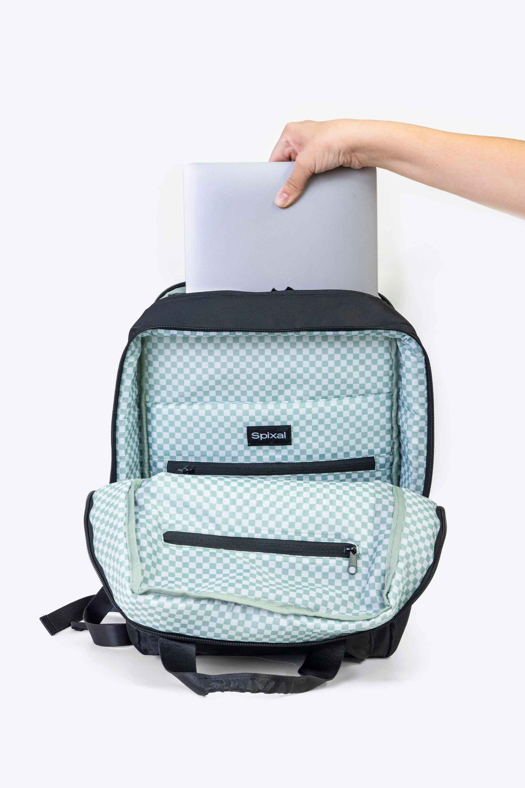 The Commute Series Backpack — side view | Spixal