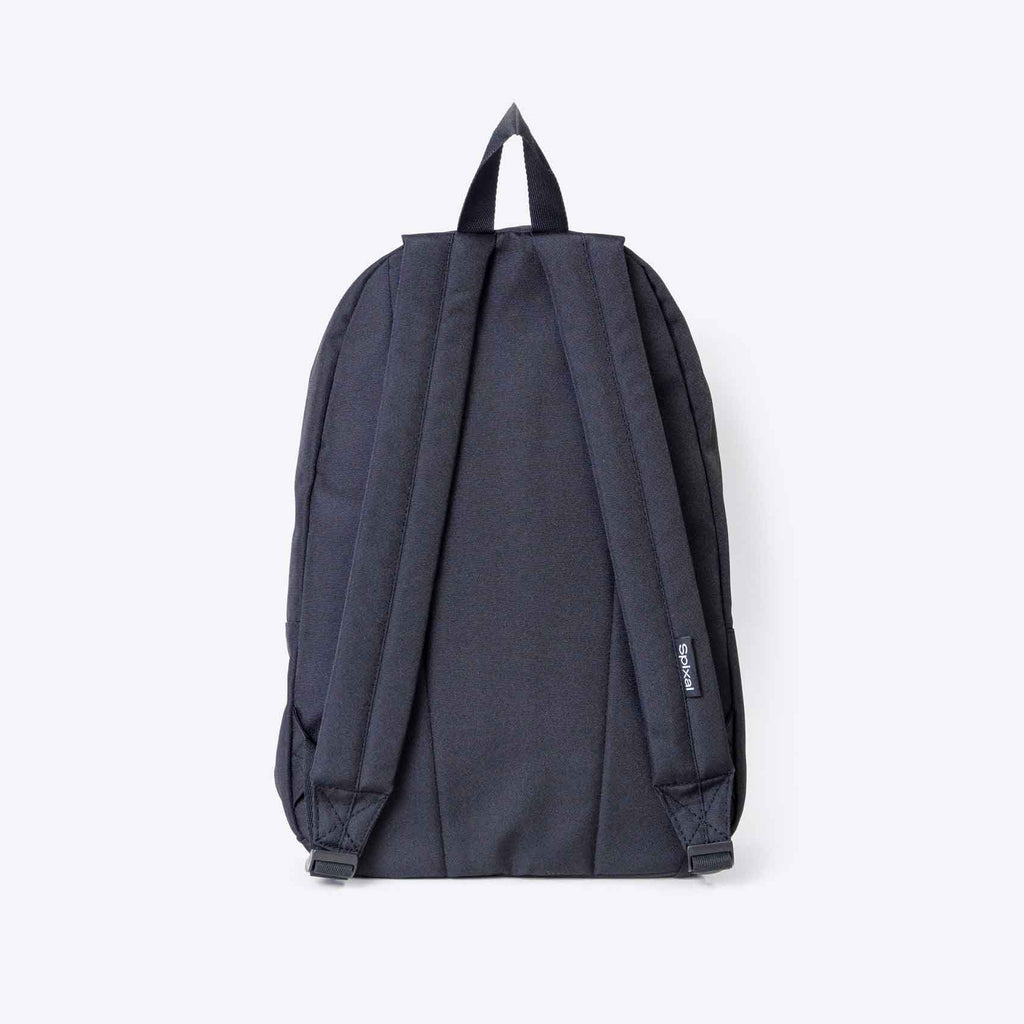 The Daily Backpack padded back and straps for high school bag black | Spixal