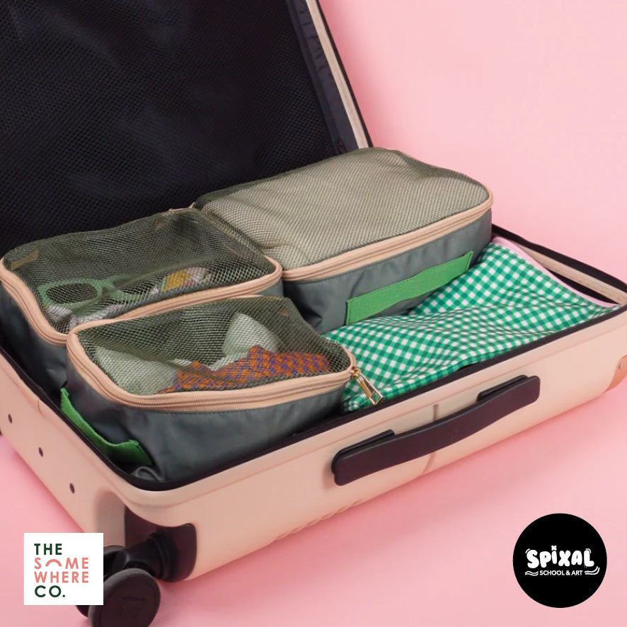 The Somewhere Co Packing Pals Forest Green