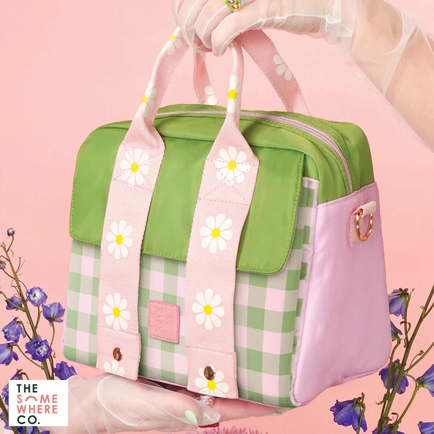 The Somewhere Co Lunch Tote Versailles Garden