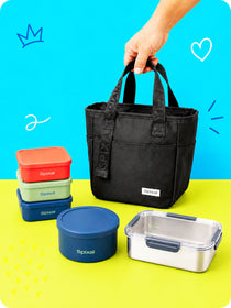 Fathers Day gift ideas for dads lunch bag and lunch box snack box bundle | Spixal