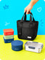 Fathers Day gift ideas for dads lunch bag and lunch box snack box bundle | Spixal