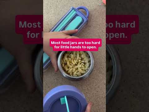 Easy-open 200ml food jar kids can open on their own | Spixal