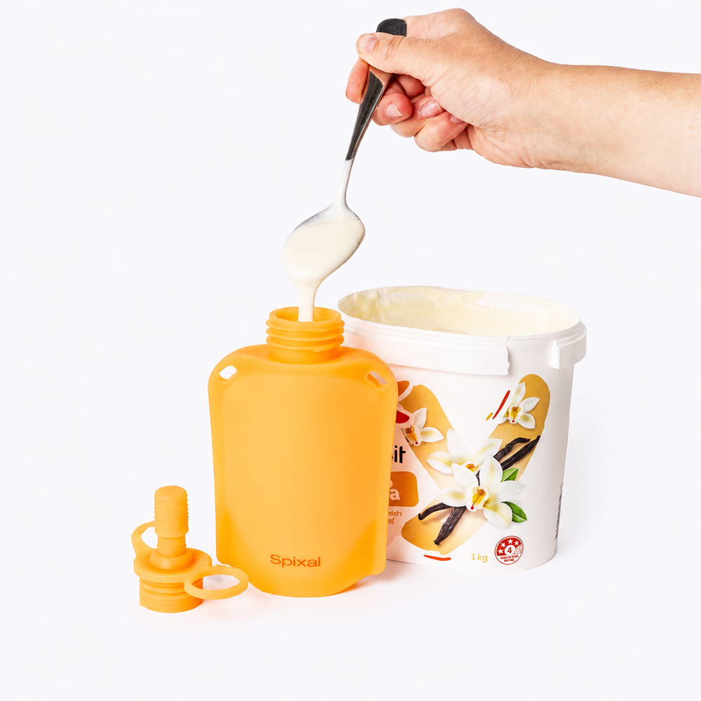 Reusable Yoghurt Pouches (2 Pack) - Orange