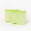 Large ziplock bags sandwich bags reusable food pouches 2 pack green | Spixal