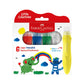 Faber Castell Little Creatives Jumbo Washable Squeezing Paint Brushes - Pack of 6 all in one paint
