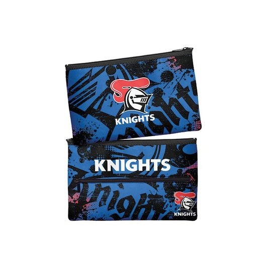 NRL Neoprene Pencil Case Newcastle Knights