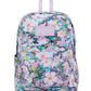 Jansport Superbreak Plus Backpack 8 Bit Floral front view