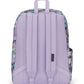 Jansport Superbreak Plus Backpack 8 Bit Floral back view