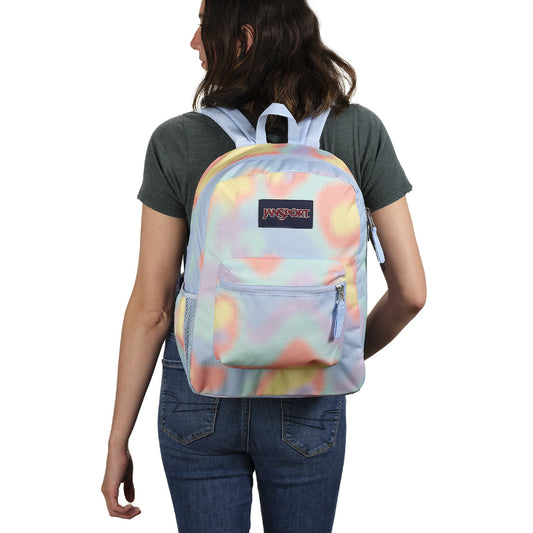 Jansport Cross Town School Bag Mood Map wearing