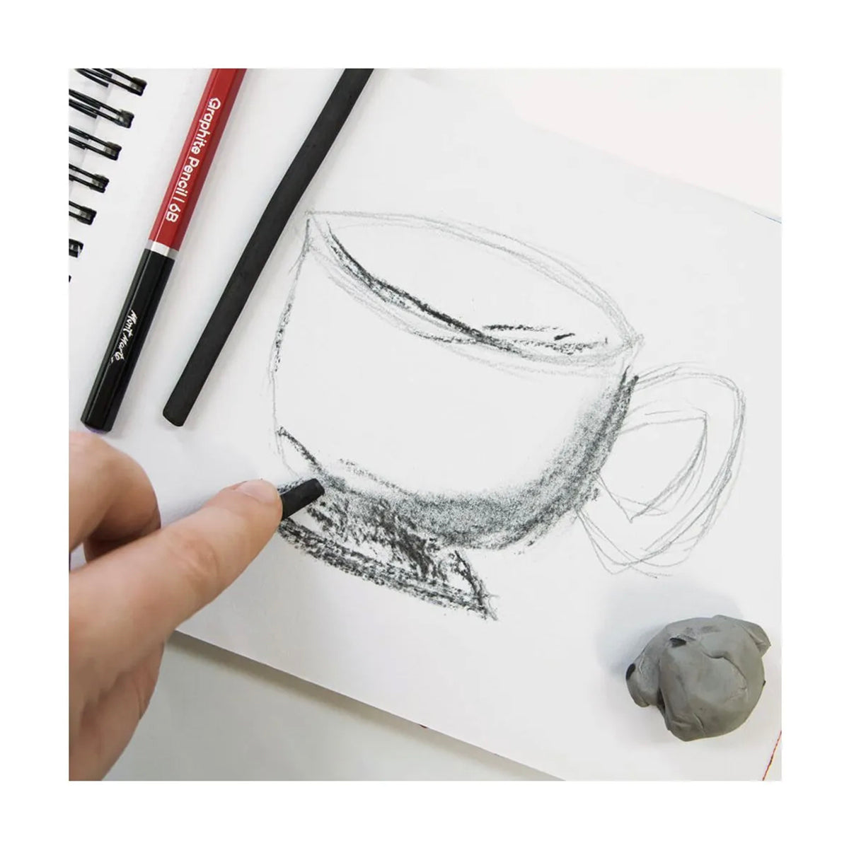 Mont Marte Willow Charcoal 12pc - sample draw