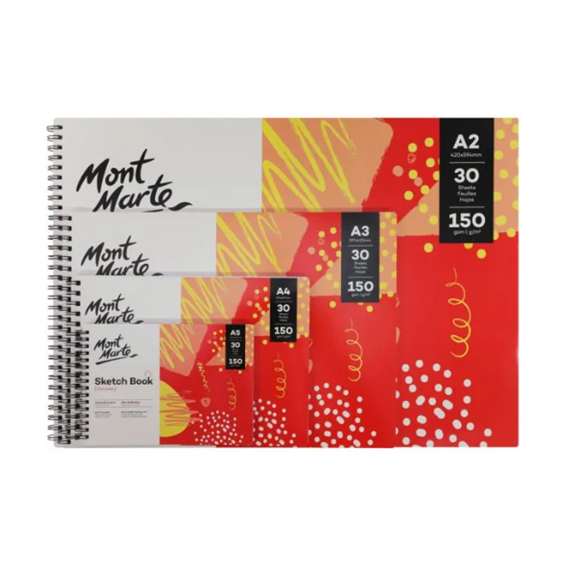 Mont Marte Sketch Book A5 150gsm spiral bound
