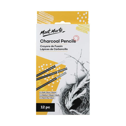 Mont Marte Charcoal Pencils - front view