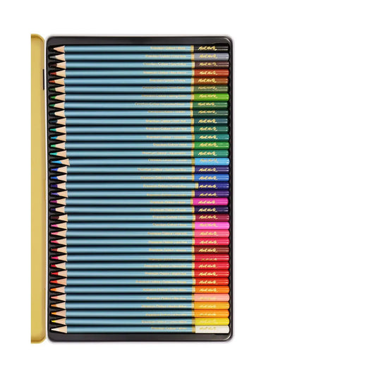 Mont Marte Coloured Pencil 36pc Tin Set - 36 brilliant colors