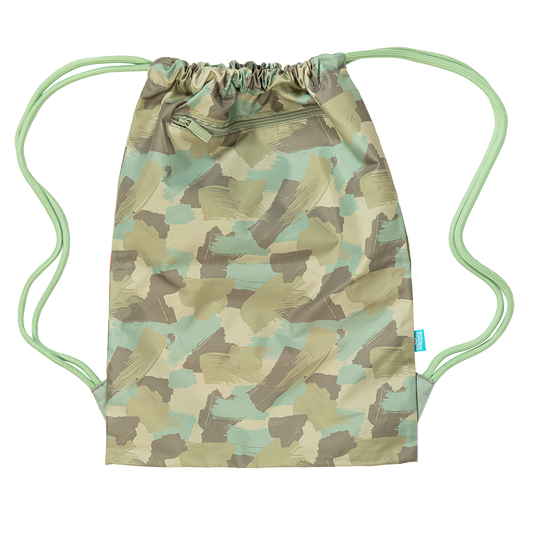 Spencil Big Drawstring Bag Camo Biker