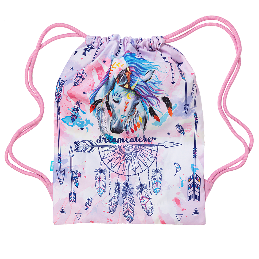 Spencil Big Drawstring Bag Dreamcatcher Horse
