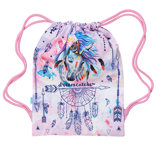 Spencil Big Drawstring Bag Dreamcatcher Horse