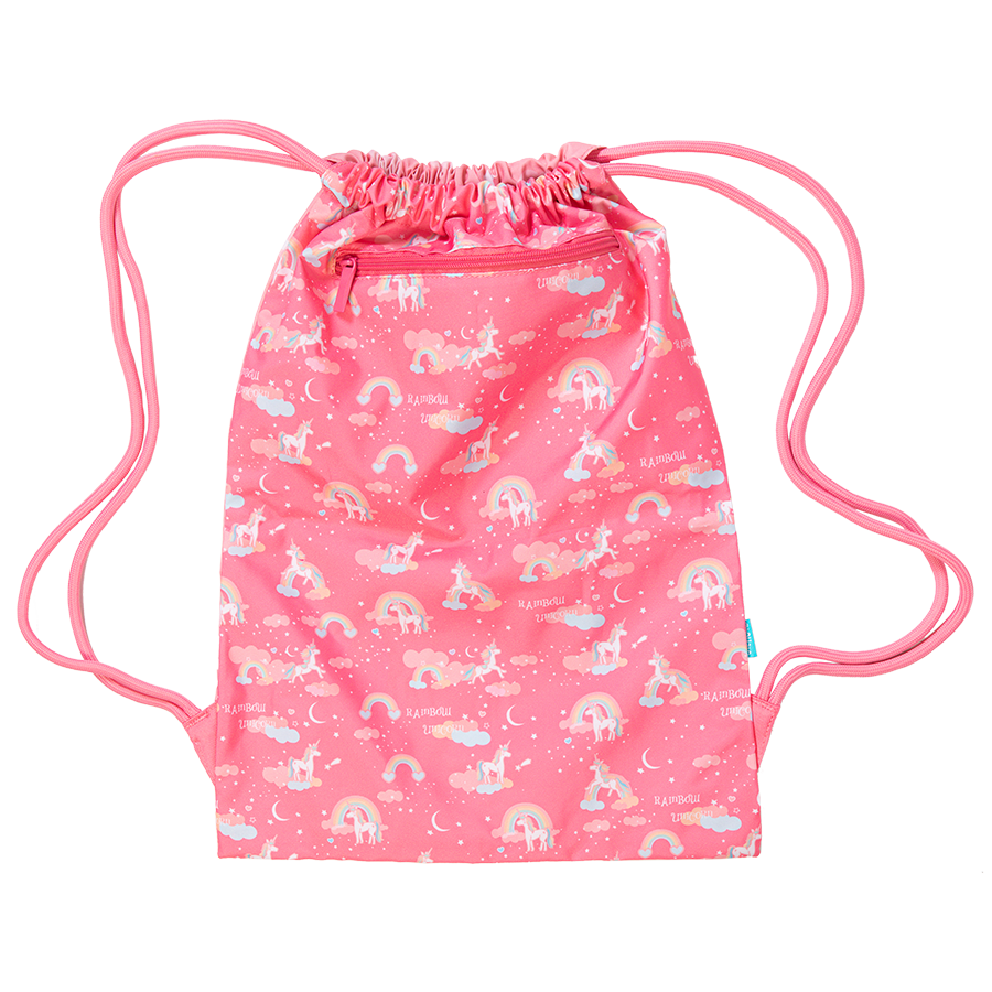 Spencil Big Drawstring Bag Rainbow Unicorn