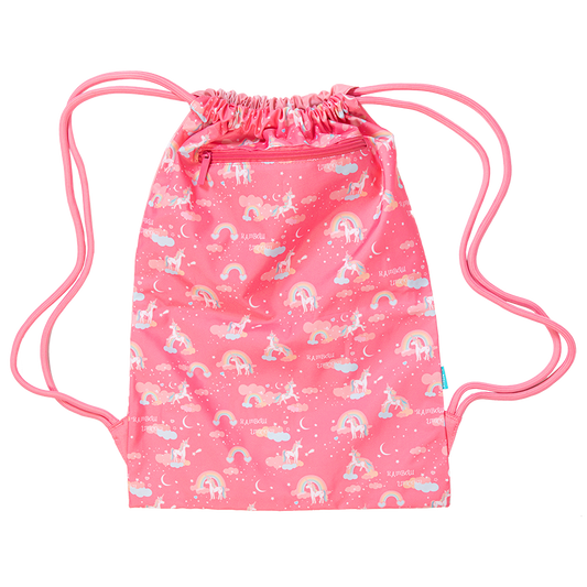 Spencil Big Drawstring Bag Rainbow Unicorn