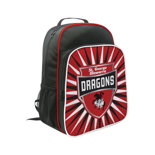 School Bag NRL Backpack Shield St George Dragons
