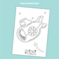 Free Colouring In - Spaceship Colouring In