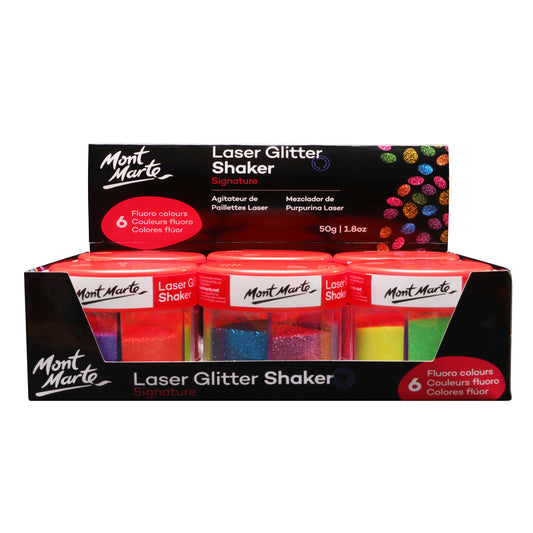 Mont Marte Laser Glitter Shaker - front view