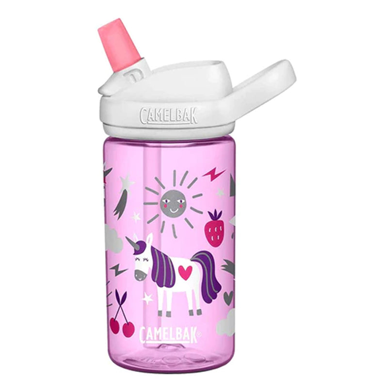 Camelbak Drink Bottle Eddy+ Kids Junior Unicorn Party front